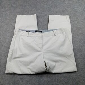 Talbots Pants Womens 10 Beige Chino Straight Leg Stretch Twill Dress Work Office